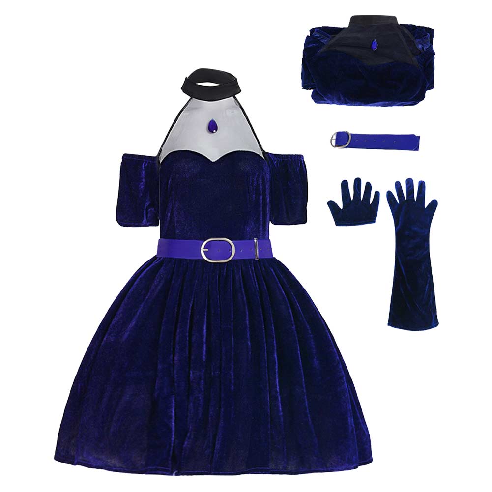 Alien Stage Mizi Purple Dress Stage Outfits Halloween Carnival Cosplay Costume