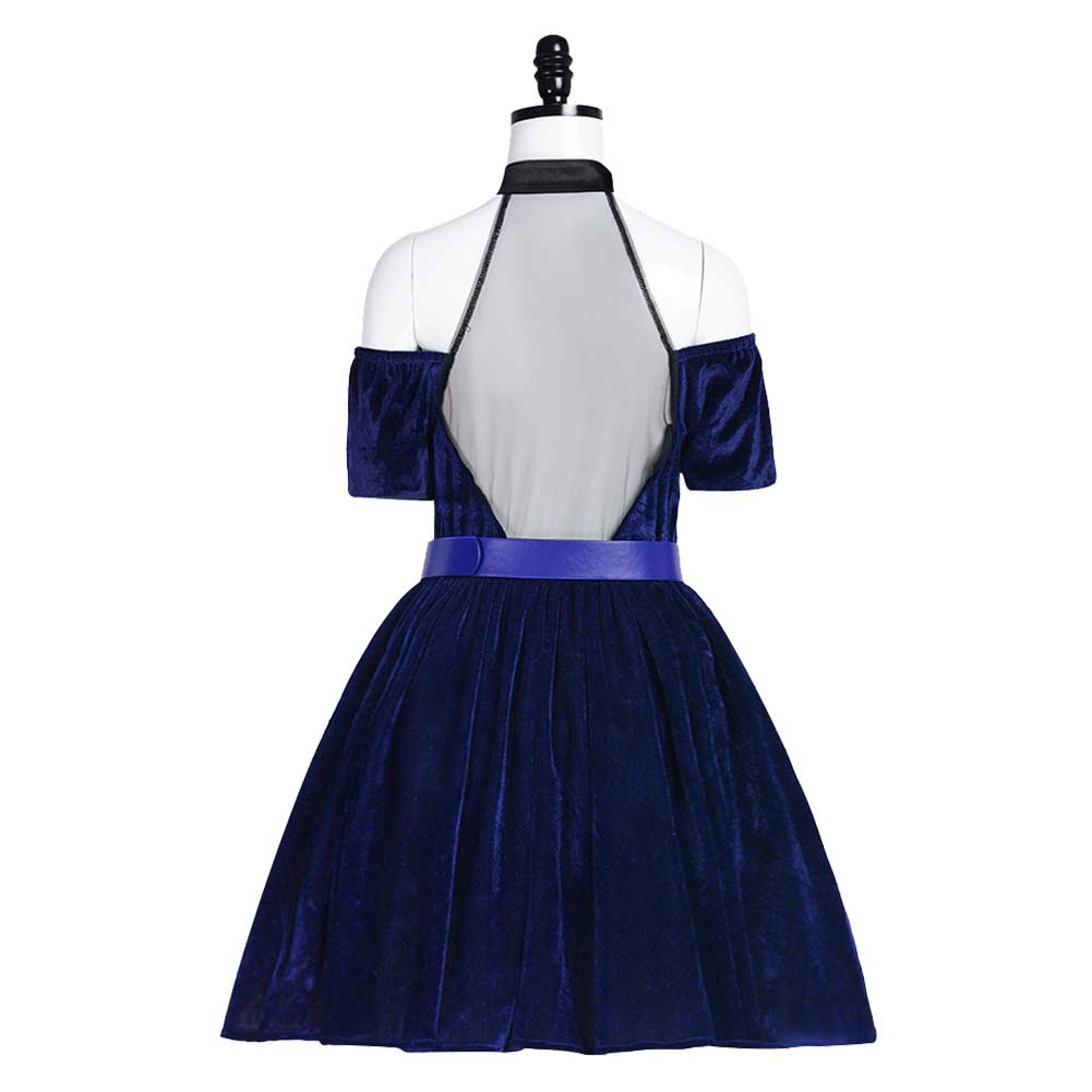 Alien Stage Mizi Purple Dress Stage Outfits Halloween Carnival Cosplay Costume