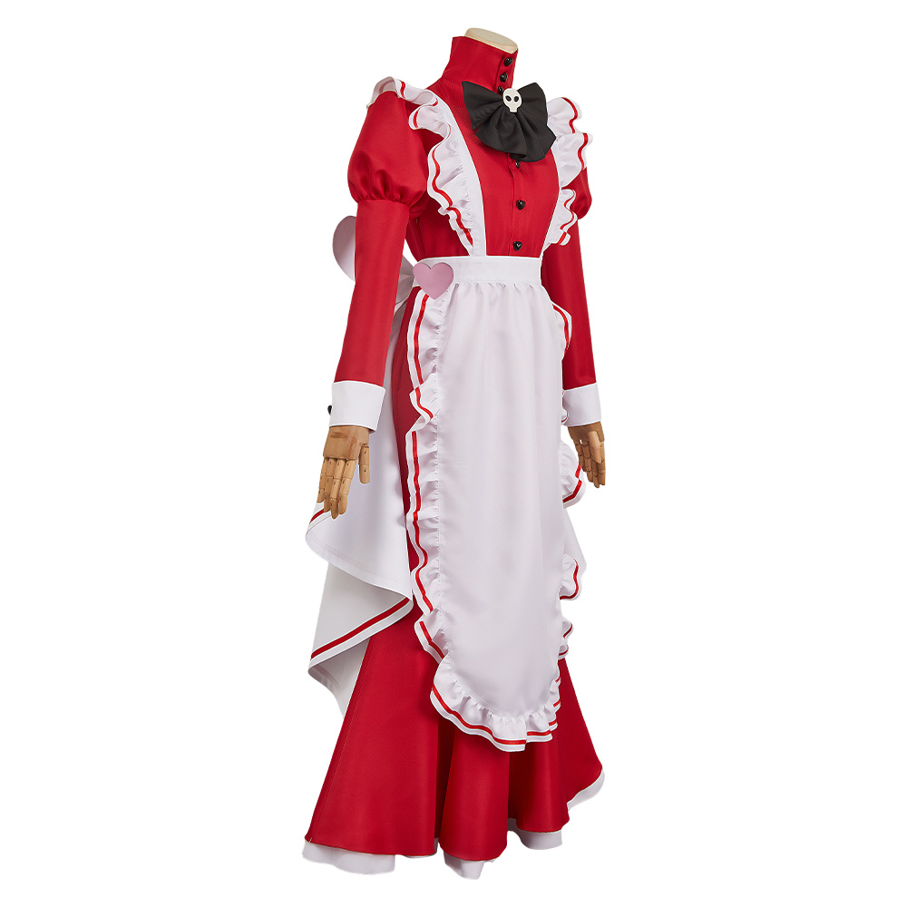 Hazbin Hotel Season 2 Rosie Red Maid Outfits Halloween Carnival Cosplay Costume