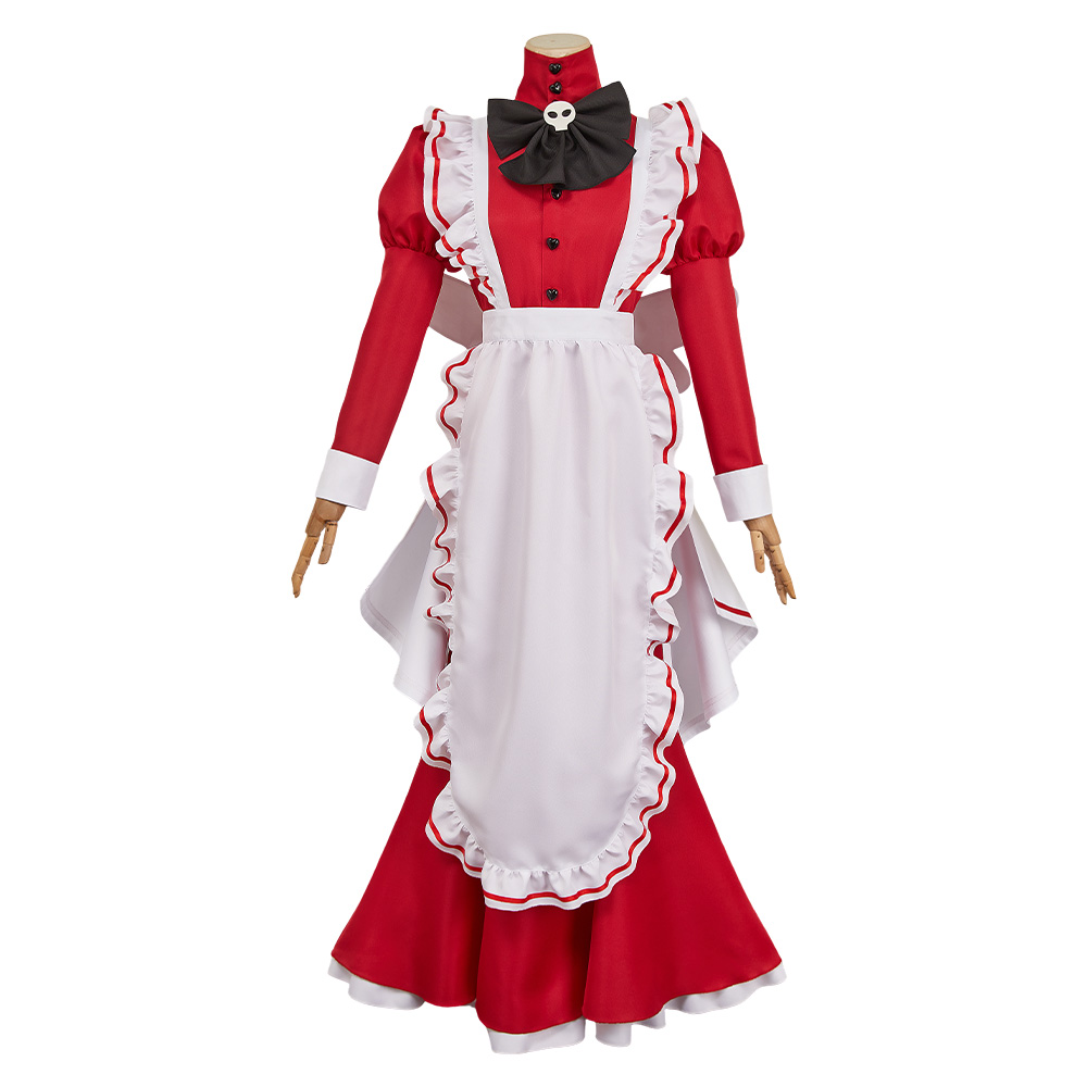 Hazbin Hotel Season 2 Rosie Red Maid Outfits Halloween Carnival Cosplay Costume