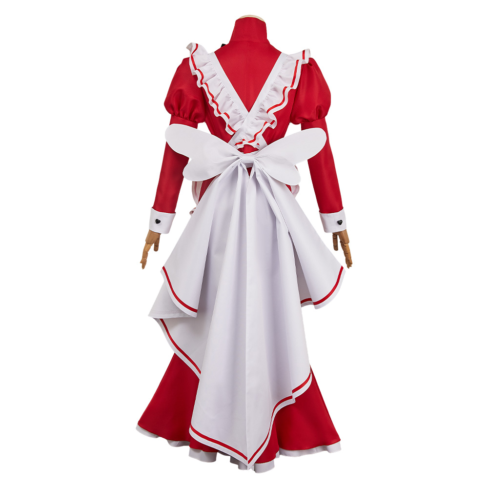 Hazbin Hotel Season 2 Rosie Red Maid Outfits Halloween Carnival Cosplay Costume