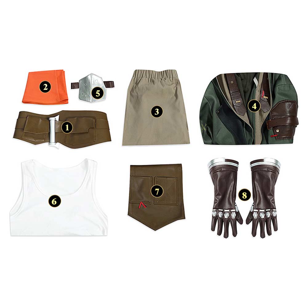Arcane: League of Legends Season 2 (2024) Ekko Fullset Outfits Halloween Carnival Cosplay Costume