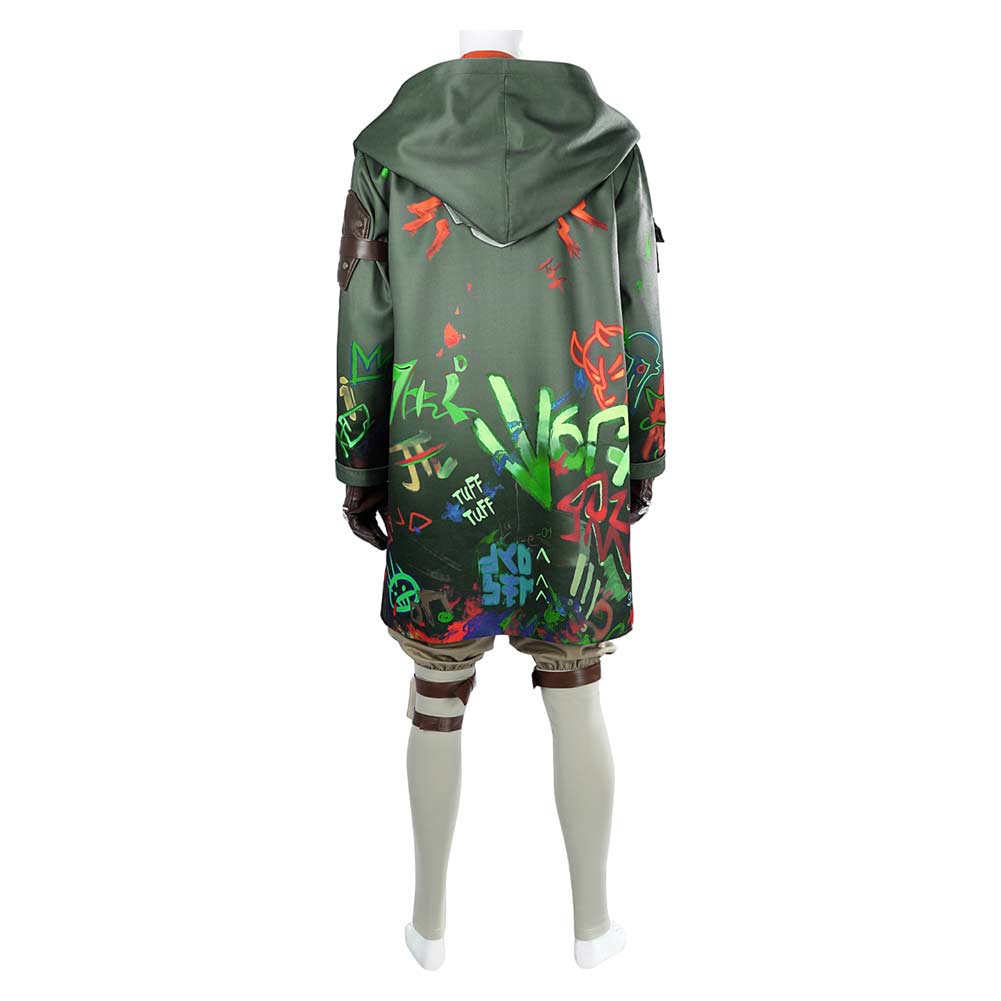 Arcane: League of Legends Season 2 (2024) Ekko Fullset Outfits Halloween Carnival Cosplay Costume