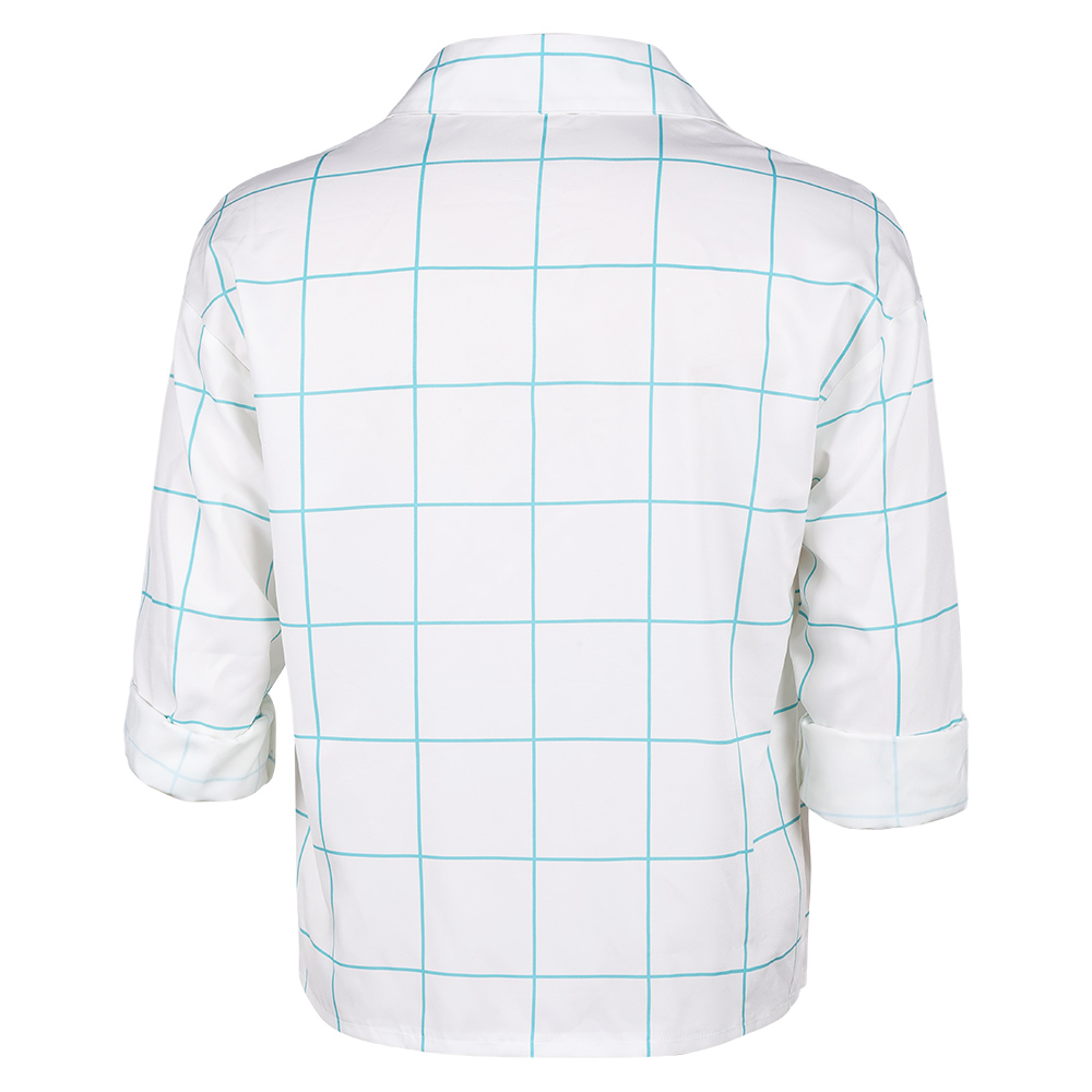 Kpop Demon Hunters Jinu Soda Pop White Shirt Halloween Carnival Party Cosplay Costume