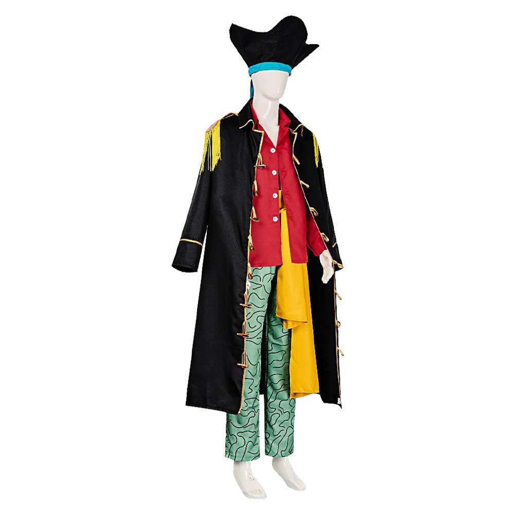 Marshall D. Teach Red Outfit Halloween Carnival Cosplay Costume