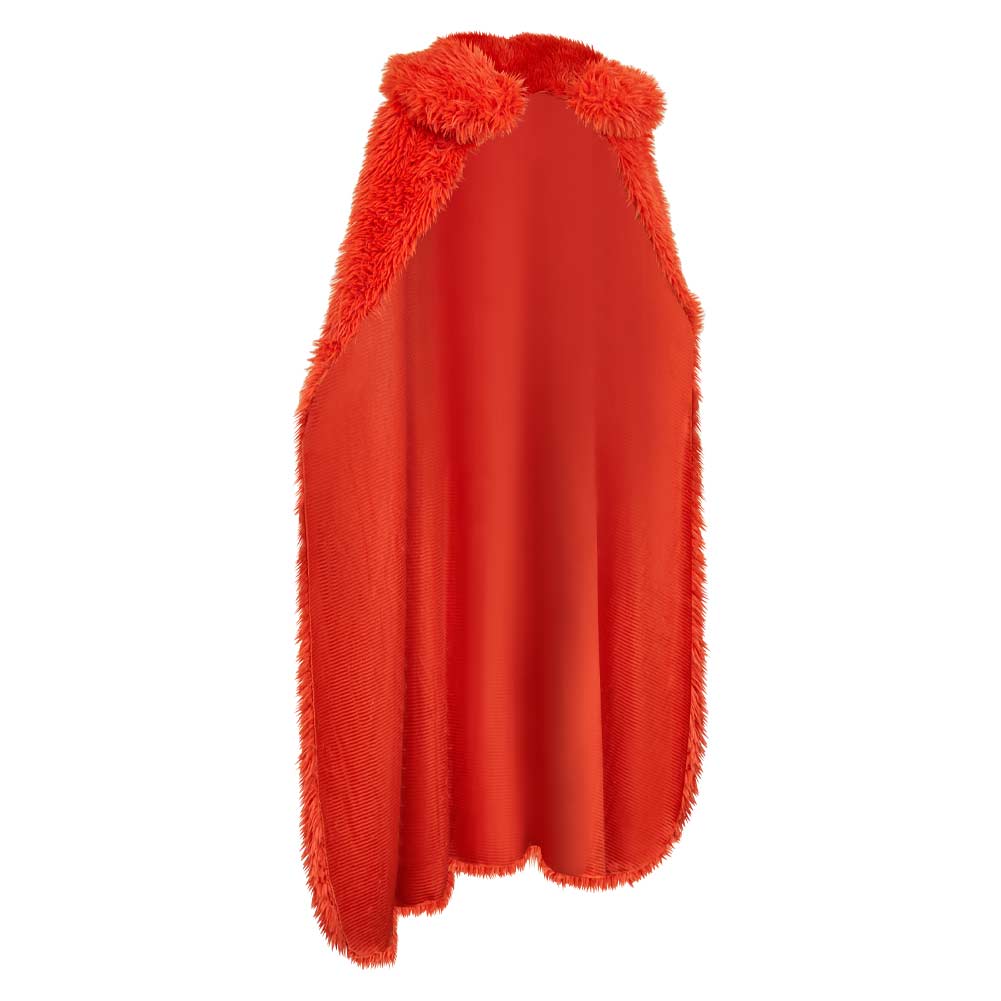 One Piece Luffy Red Plush Cloak Halloween Carnival Cosplay Costume