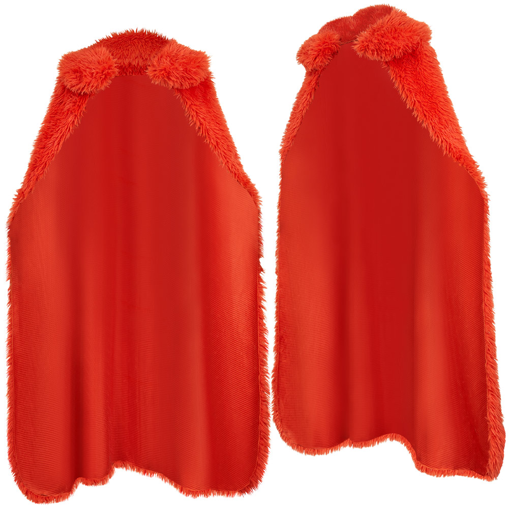 One Piece Luffy Red Plush Cloak Halloween Carnival Cosplay Costume