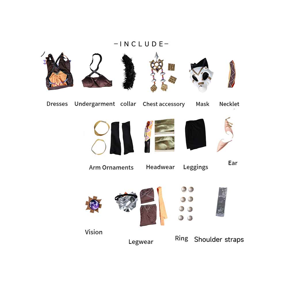 Genshin Impact Iansan Fullset Outfits Halloween Carnival Cosplay Costume