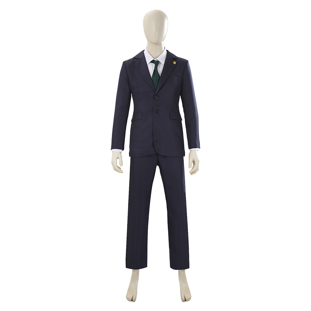 Hiromi Higuruma Black Suit Outfits Halloween Carnival Cosplay Costume