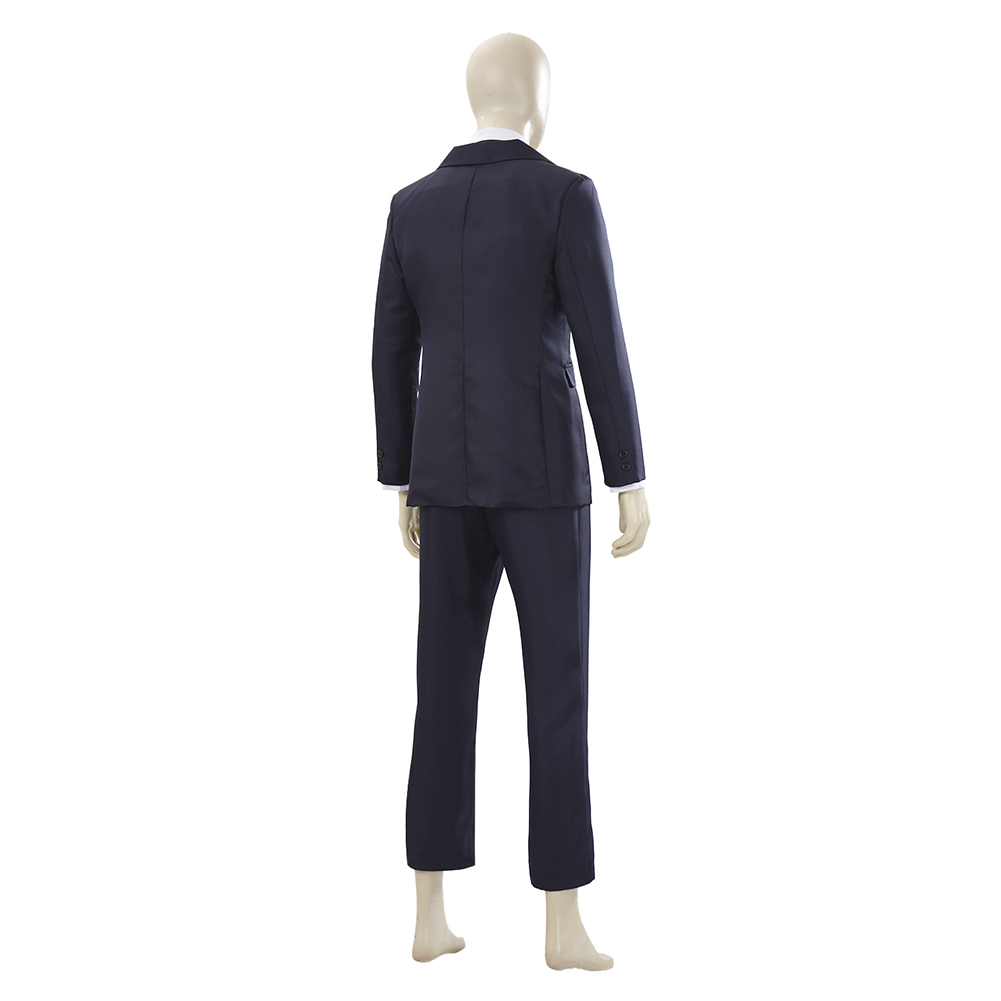 Hiromi Higuruma Black Suit Outfits Halloween Carnival Cosplay Costume