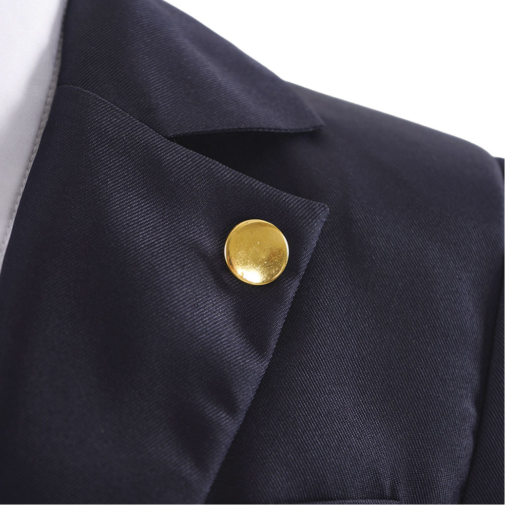 Hiromi Higuruma Black Suit Outfits Halloween Carnival Cosplay Costume