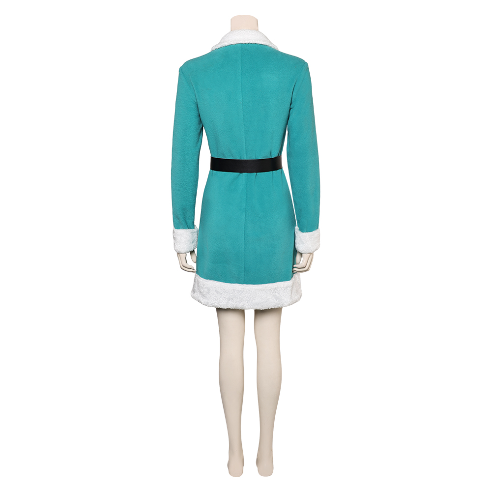 Elf Women Green Dress Outfits Christmas Costume