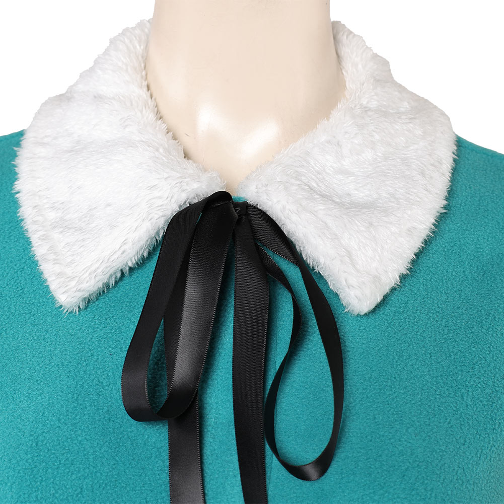 Elf Women Green Dress Outfits Christmas Costume