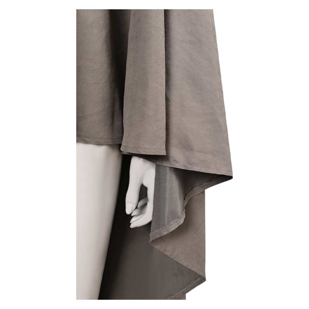 Rey Skywalker Grey Cloak Halloween Carnival Party Cosplay Costume