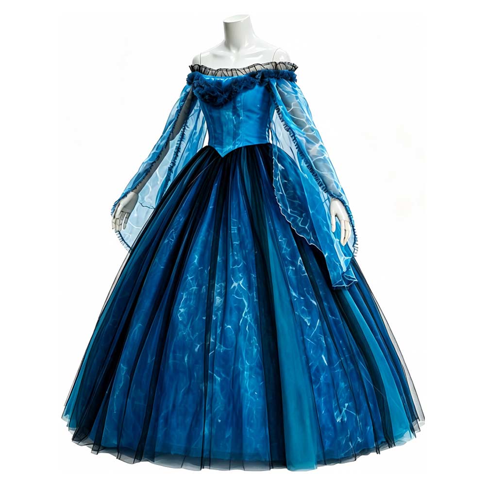 Frankenstein Elizabeth Women Blue Dress Outfits Halloween Carnival Cosplay Costume