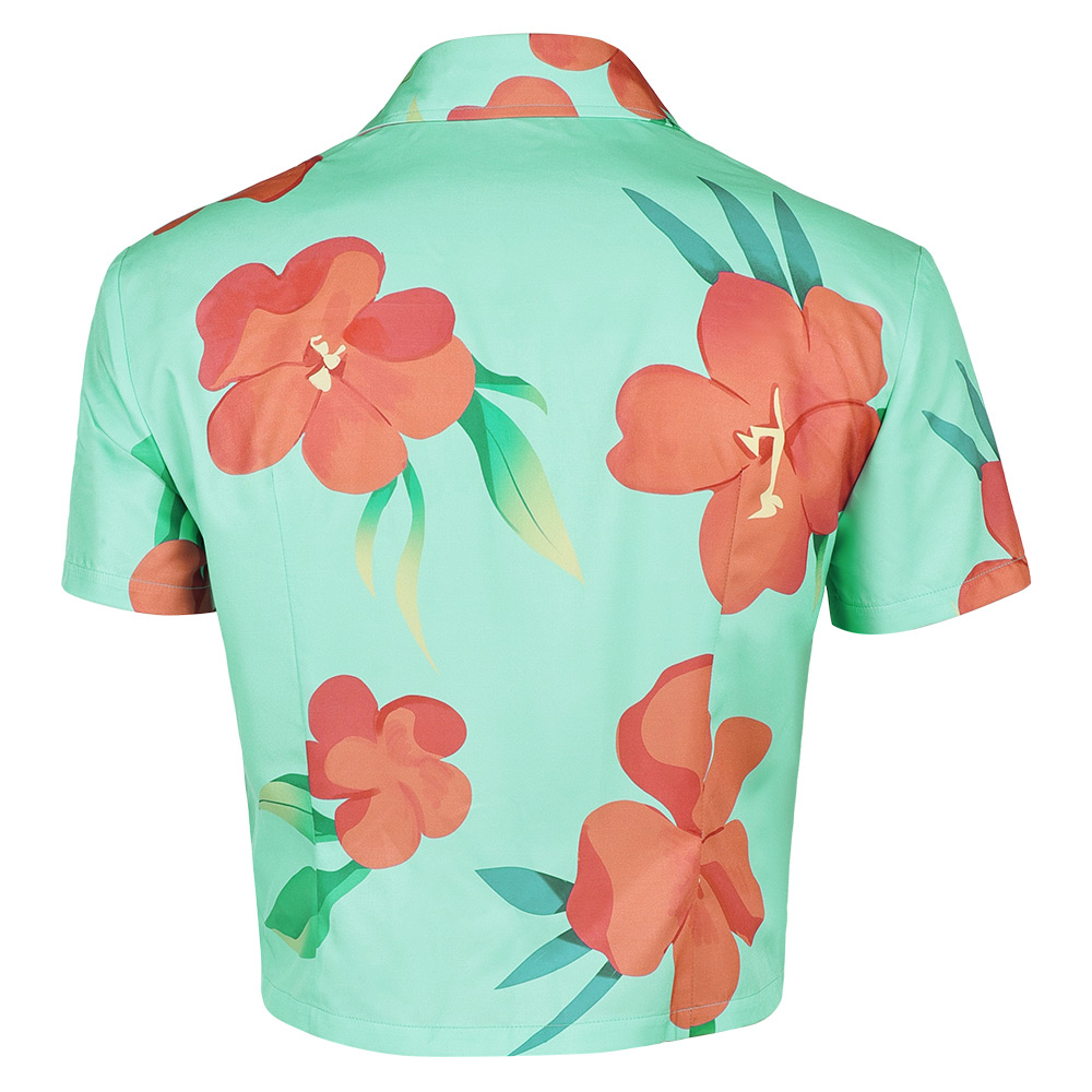 Kpop Demon Hunters Abby Soda Pop Aloha Shirt Halloween Carnival Party Cosplay Costume