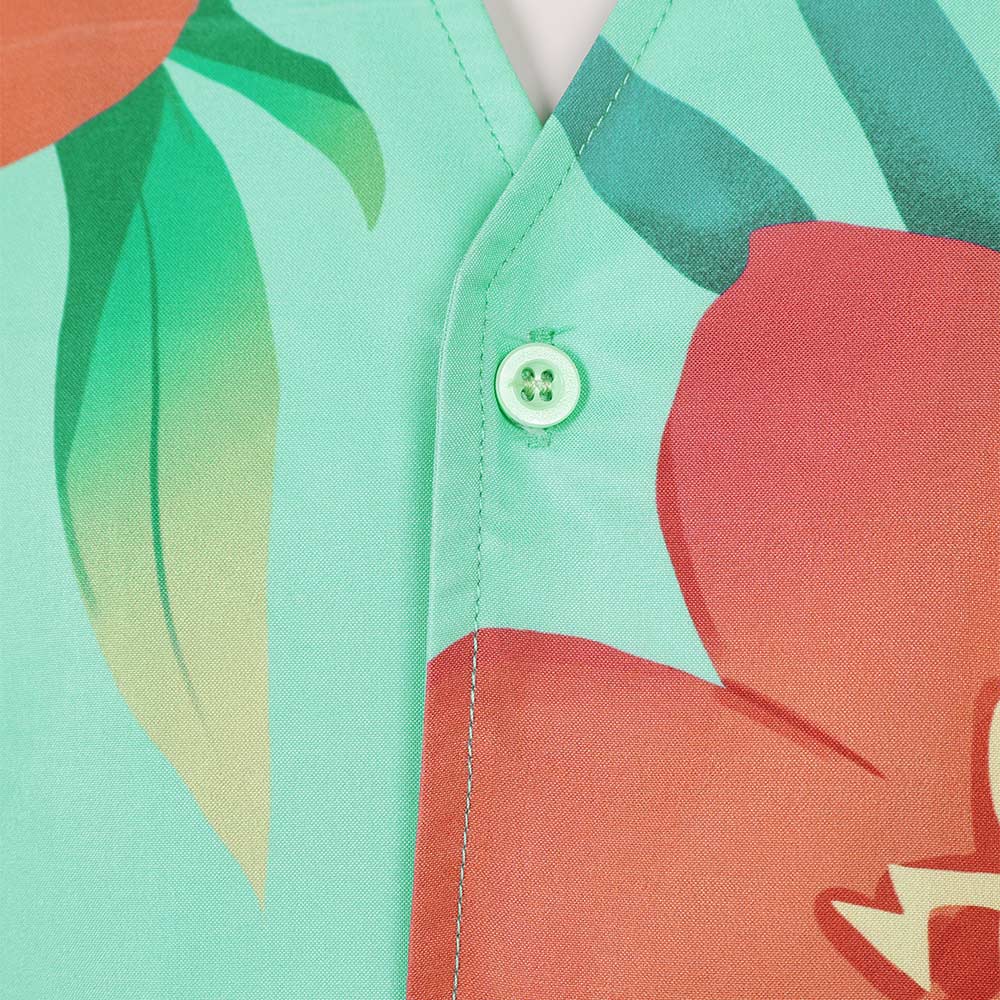 Kpop Demon Hunters Abby Soda Pop Aloha Shirt Halloween Carnival Party Cosplay Costume