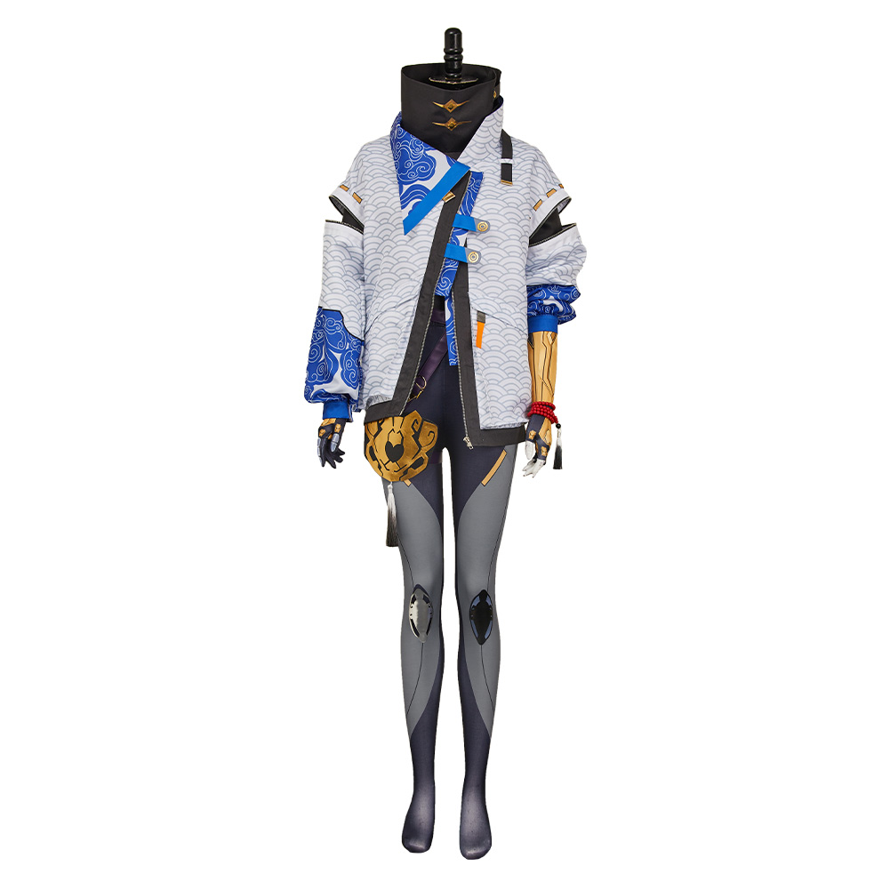 FragPunk Kismet Women White Outfits Halloween Carnival Cosplay Costume