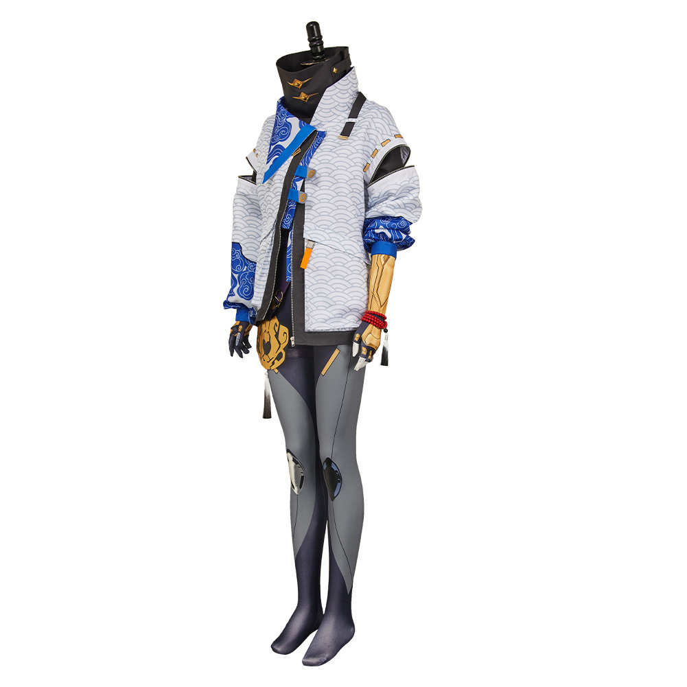 FragPunk Kismet Women White Outfits Halloween Carnival Cosplay Costume