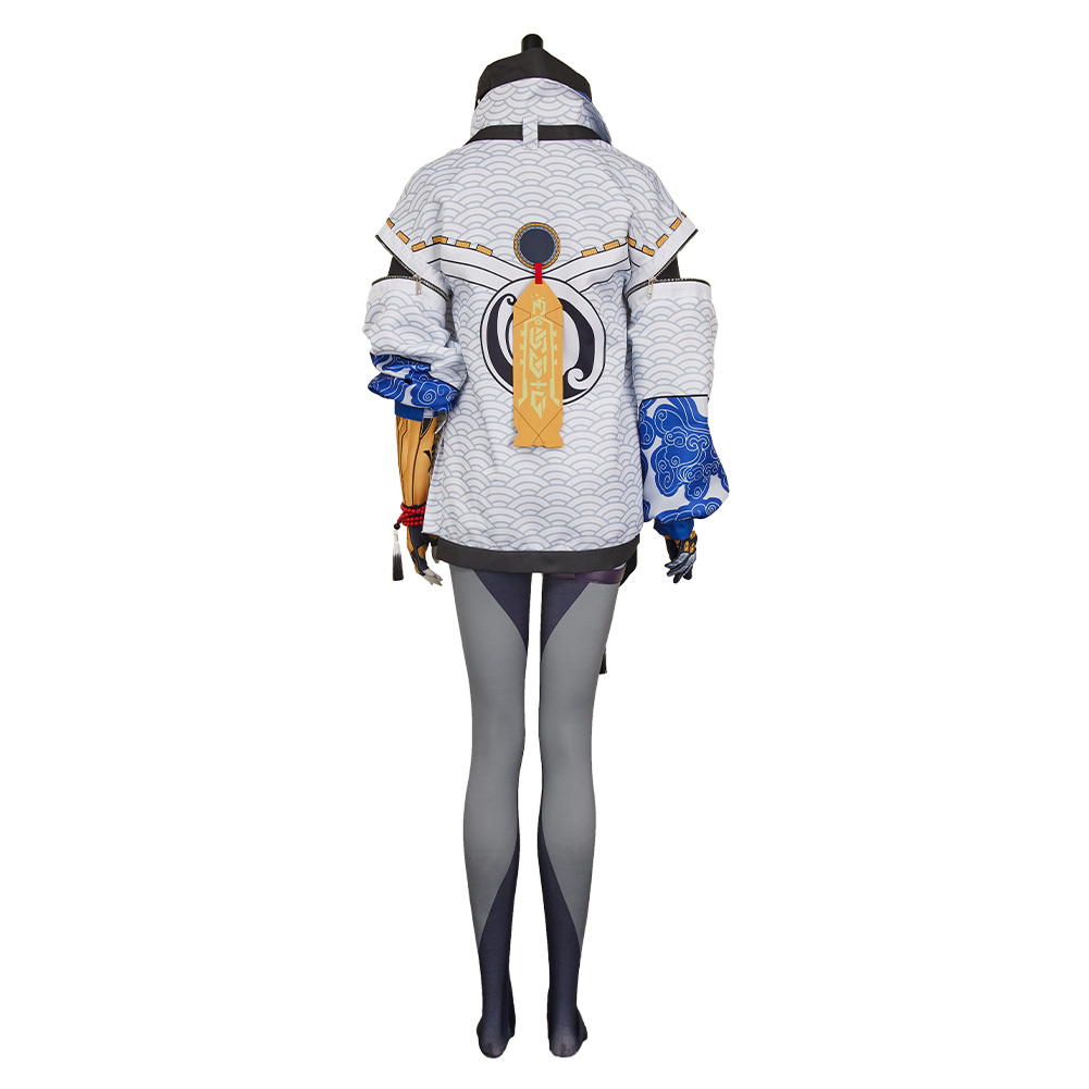 FragPunk Kismet Women White Outfits Halloween Carnival Cosplay Costume
