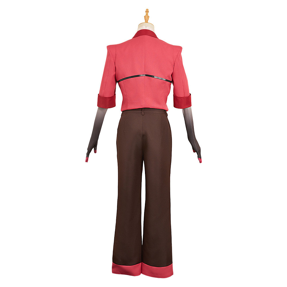Hazbin Hotel Season 2 Alastor Red Uniform Outfit Halloween Carnival Cosplay Costume
