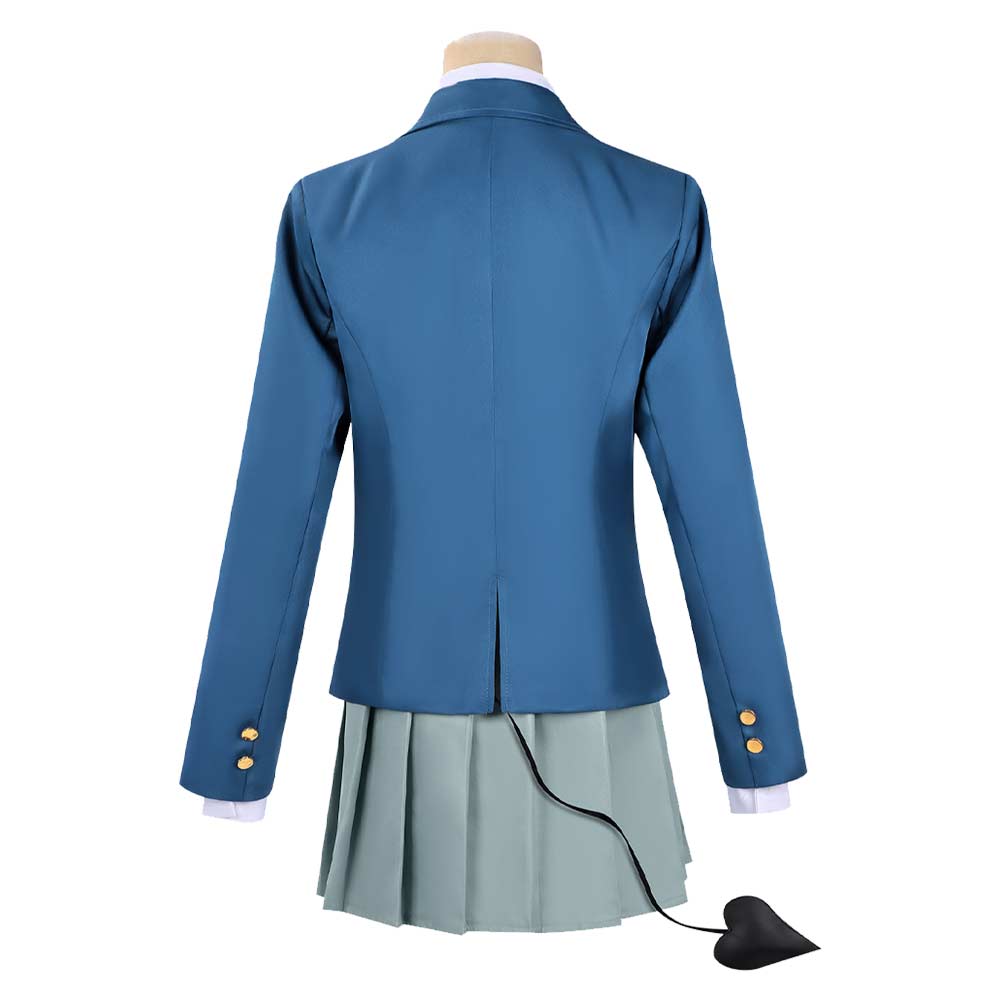 Kanan-sama Is Easy as Hell Kanan Takakiyo Women Blue Outfit Halloween Carnival Cosplay Costume