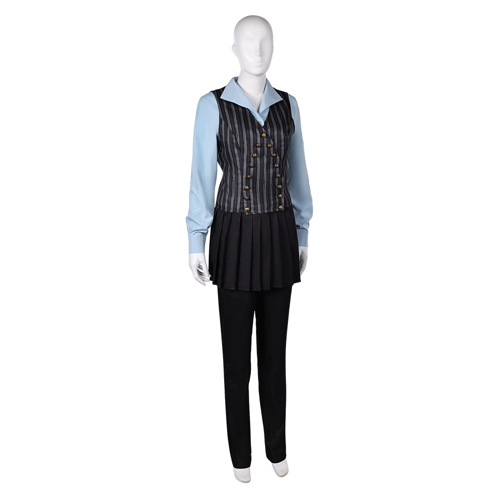 Wicked (2024) Elphaba Women Vest School Uniform Outfits Halloween Carnival Cosplay Costume