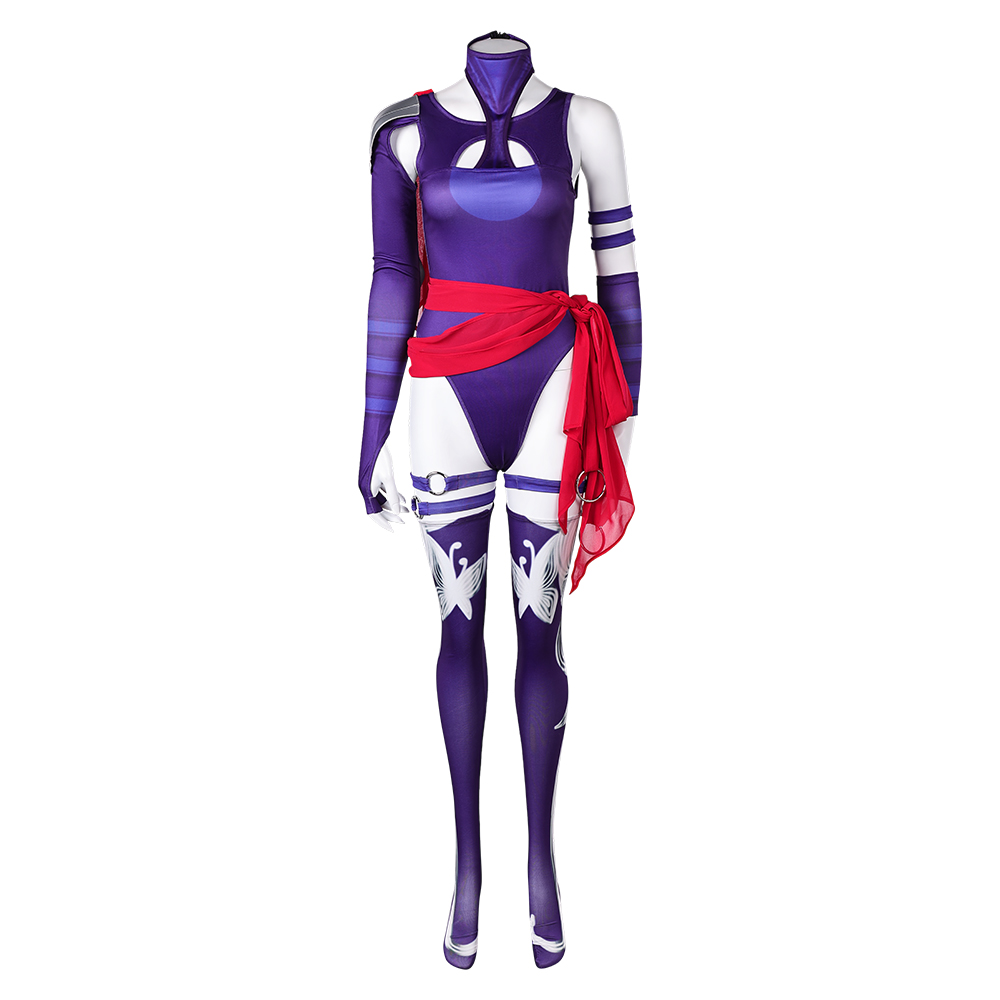 Rivals Psylocke Vengeance Skin Outfits Halloween Carnival Cosplay Costume
