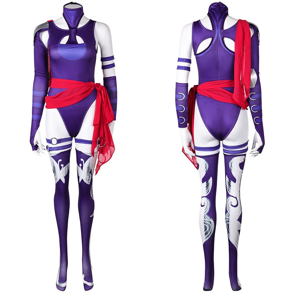 Rivals Psylocke Vengeance Skin Outfits Halloween Carnival Cosplay Costume