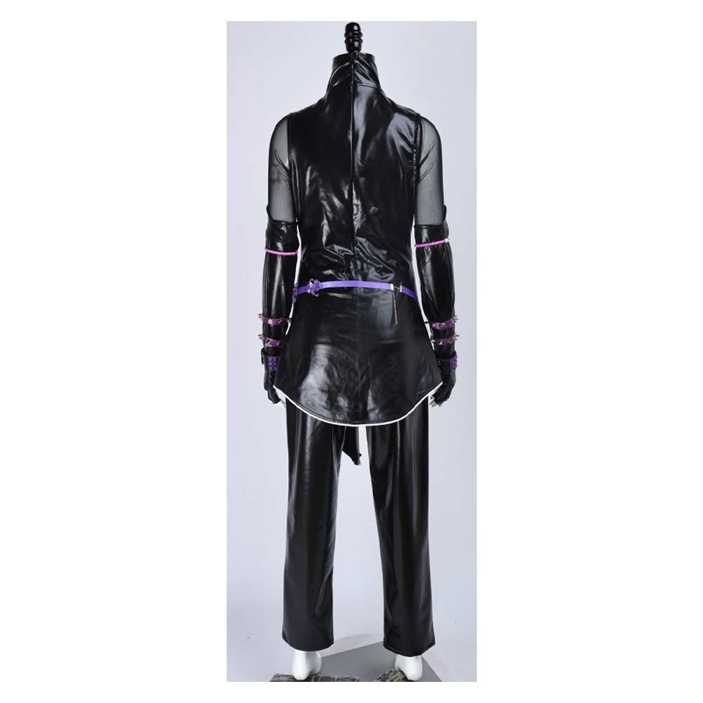 Kpop Demon Hunters Mira Black Battle Suit Halloween Carnival Party Cosplay Costume