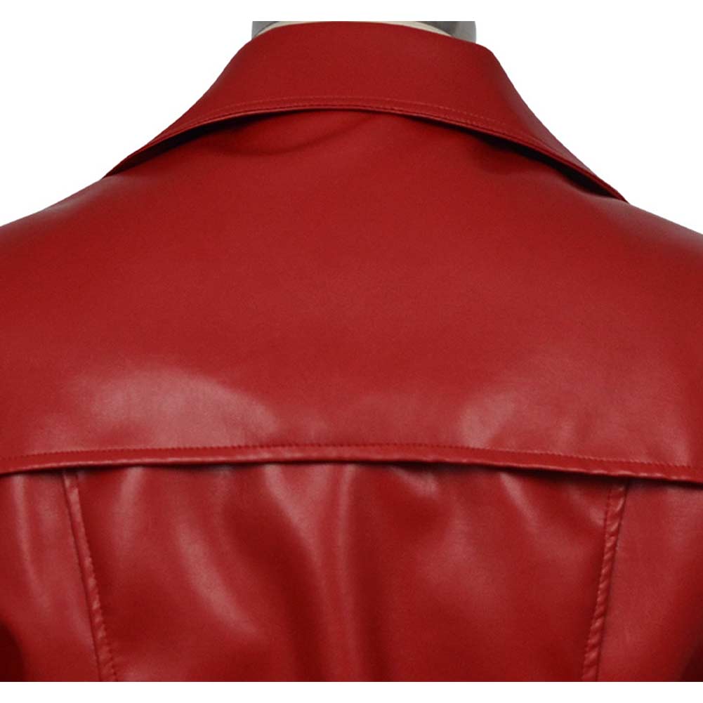 Homicipher Scarlet Rain Men Red Overcoat Outfits Halloween Carnival Cosplay Costume