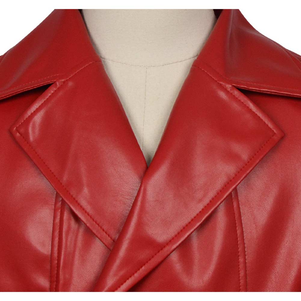 Homicipher Scarlet Rain Men Red Overcoat Outfits Halloween Carnival Cosplay Costume