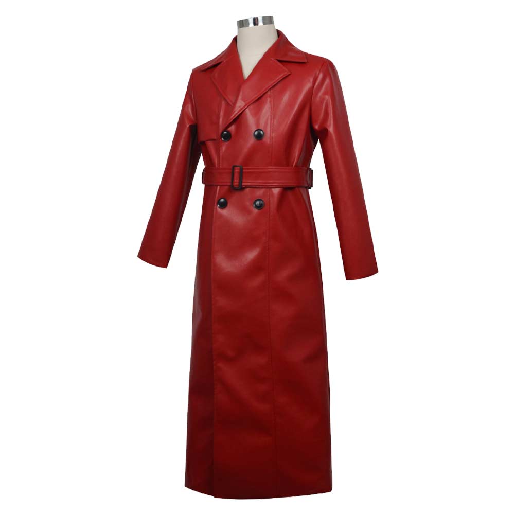Homicipher Scarlet Rain Men Red Overcoat Outfits Halloween Carnival Cosplay Costume