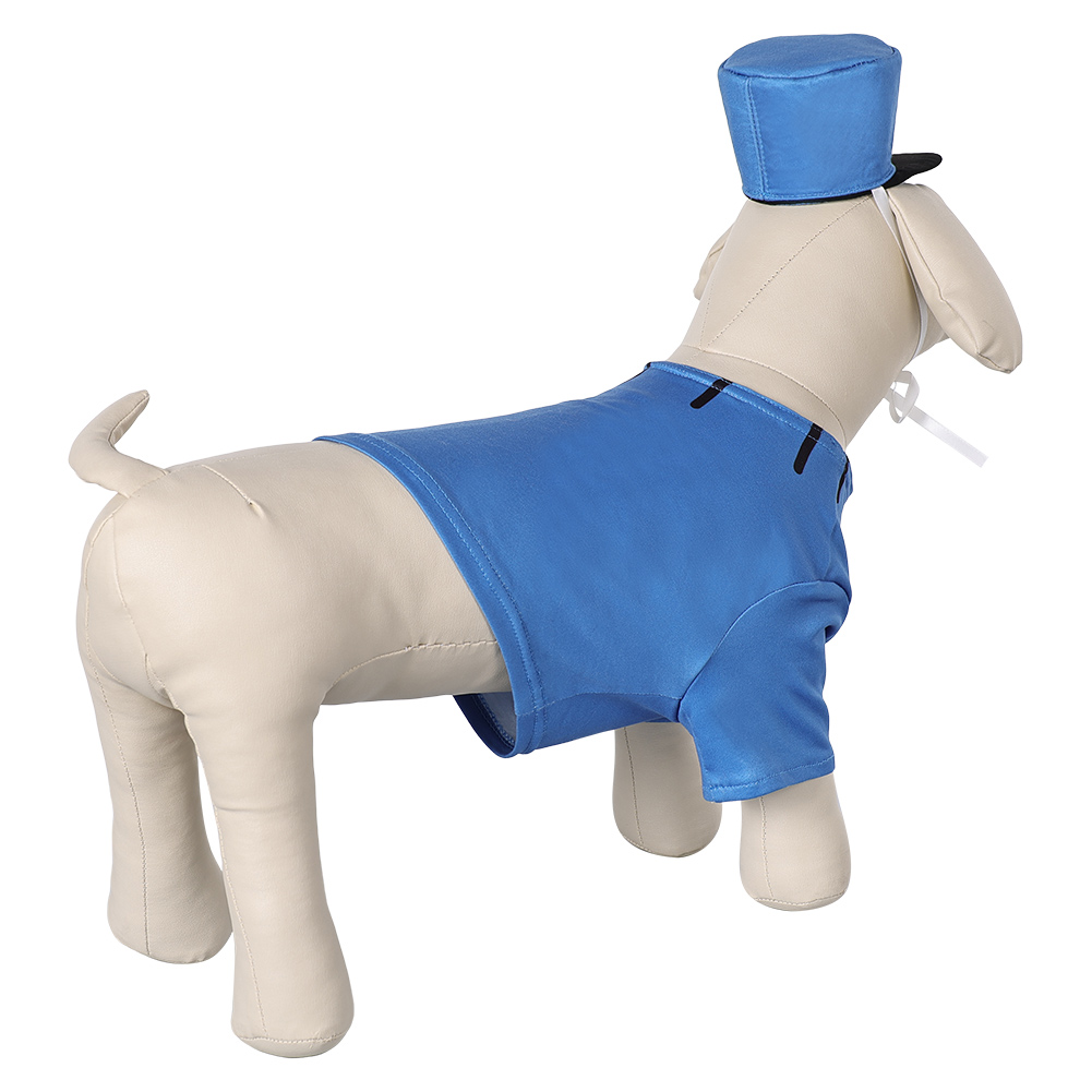 Dog Man Blue Pet Outfits Halloween Carnival Cosplay Costume