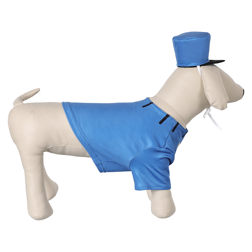 Dog Man Blue Pet Outfits Halloween Carnival Cosplay Costume