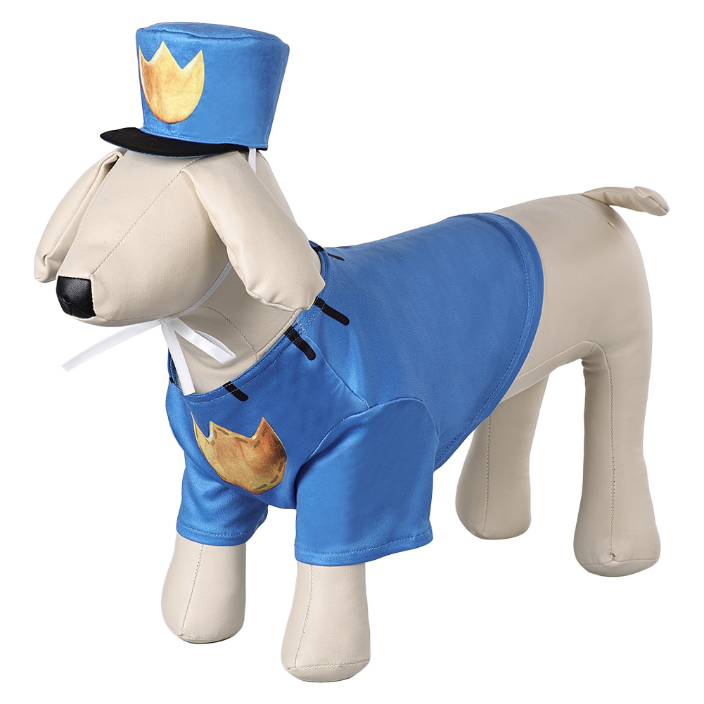 Dog Man Blue Pet Outfits Halloween Carnival Cosplay Costume