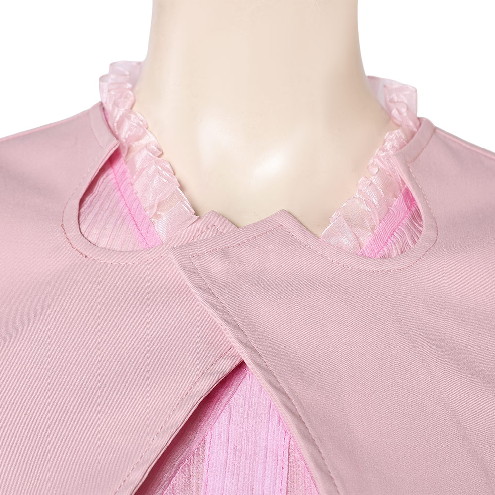 Wicked (2024) Glinda Pink Top Outfits Halloween Carnival Cosplay Costume