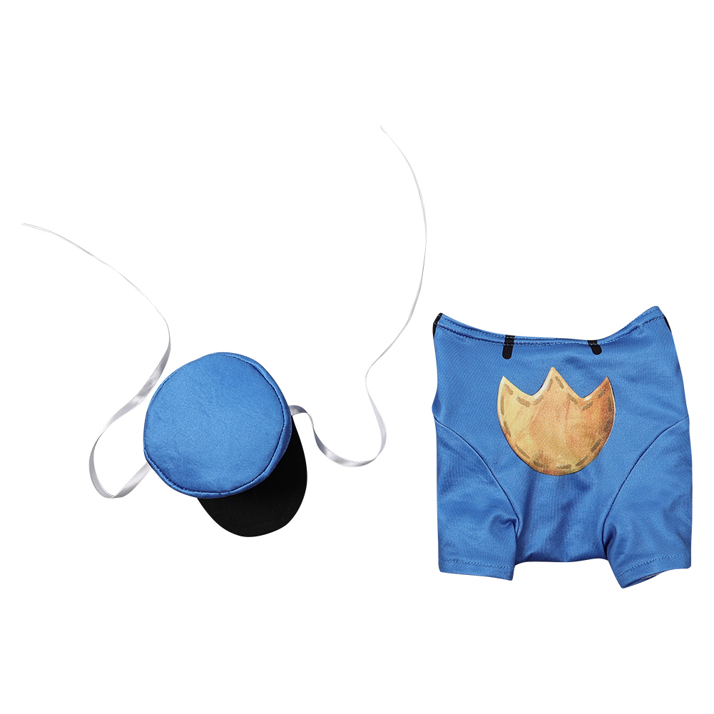 Dog Man Blue Pet Outfits Halloween Carnival Cosplay Costume