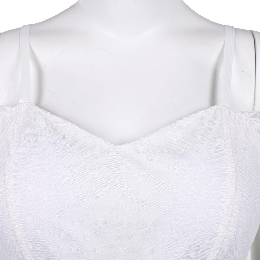 Fear Street Lori Granger White Dress Halloween Carnival Party Cosplay Costume