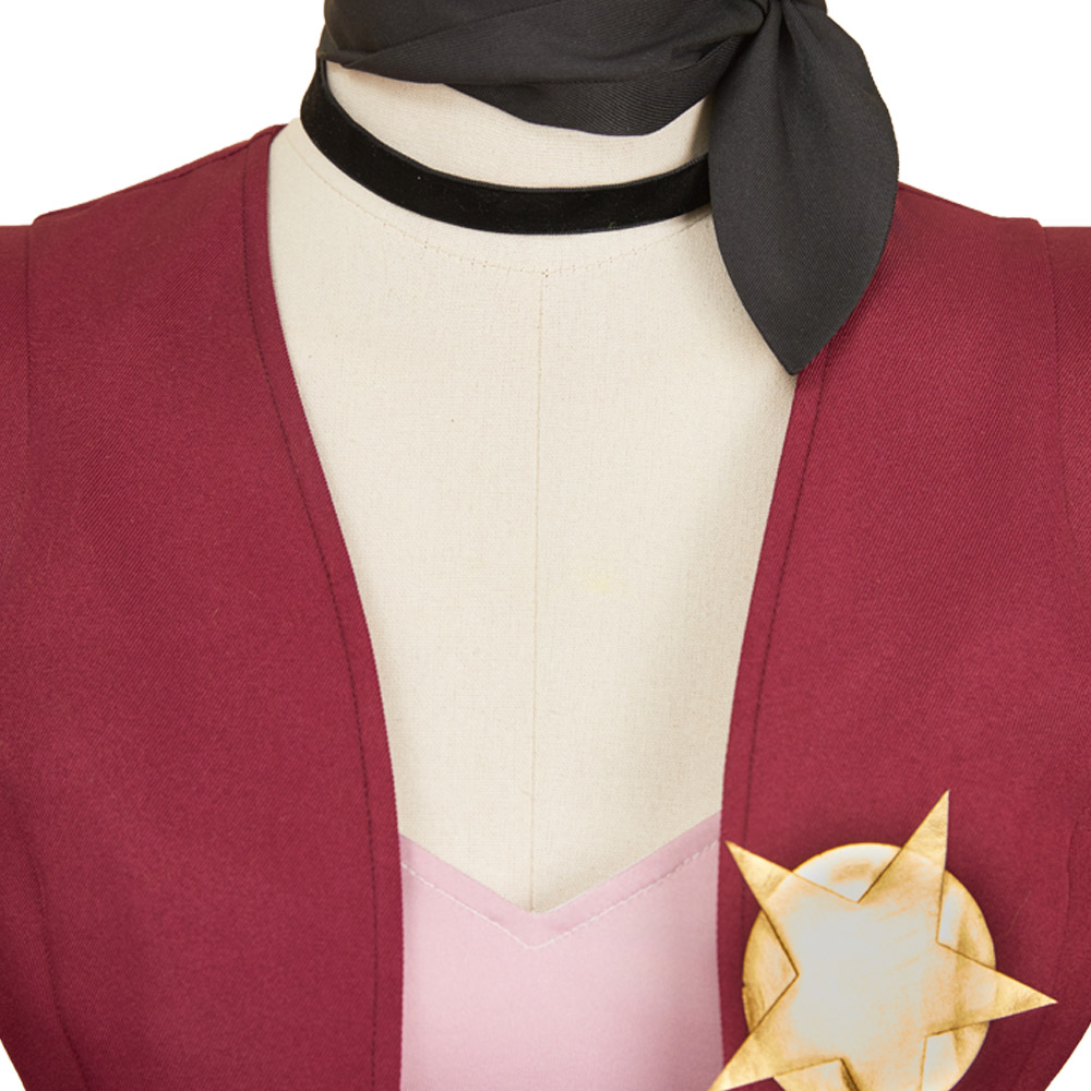 Hazbin Hotel Season 2 Angel Dust Rose Red Outfit Halloween Carnival Cosplay Costume