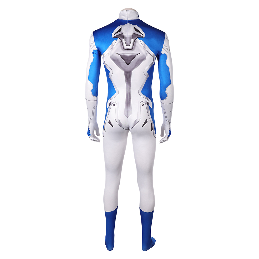 Rivals Mr.Fantastc Reed Richards Jumpsuit Outfit Halloween Carnival Cosplay Costume