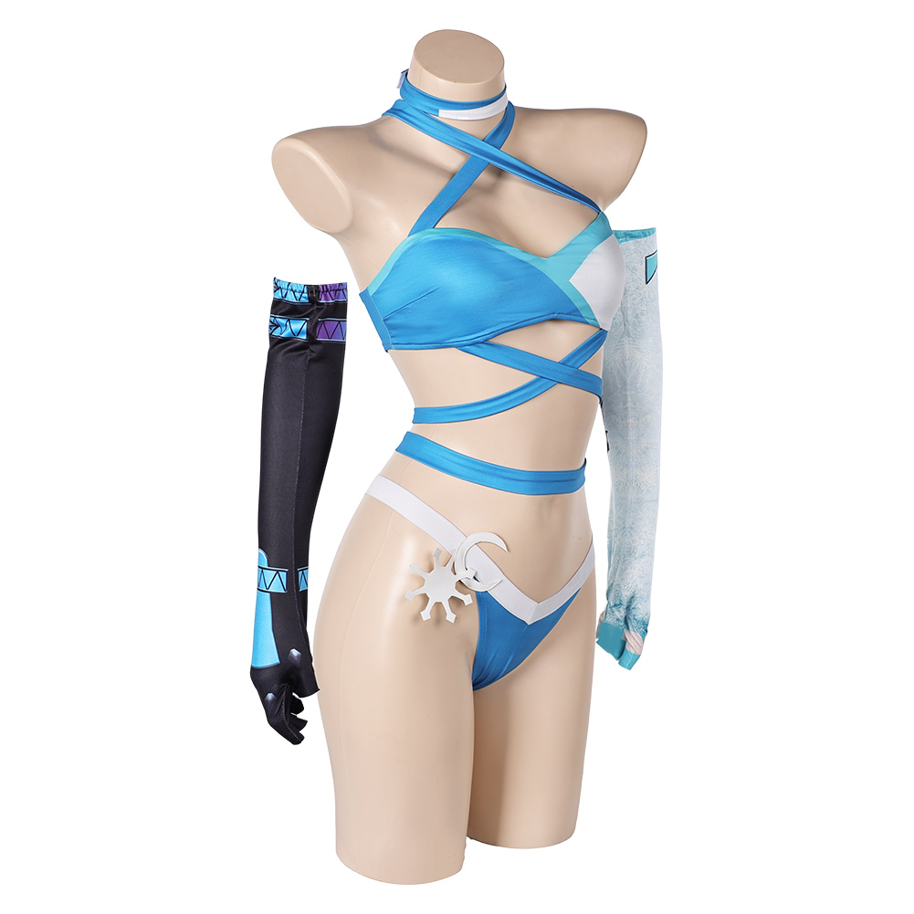 Rivals Luna Snow Women Sexy Straps Lingerie Outfits Halloween Carnival Cosplay Costume