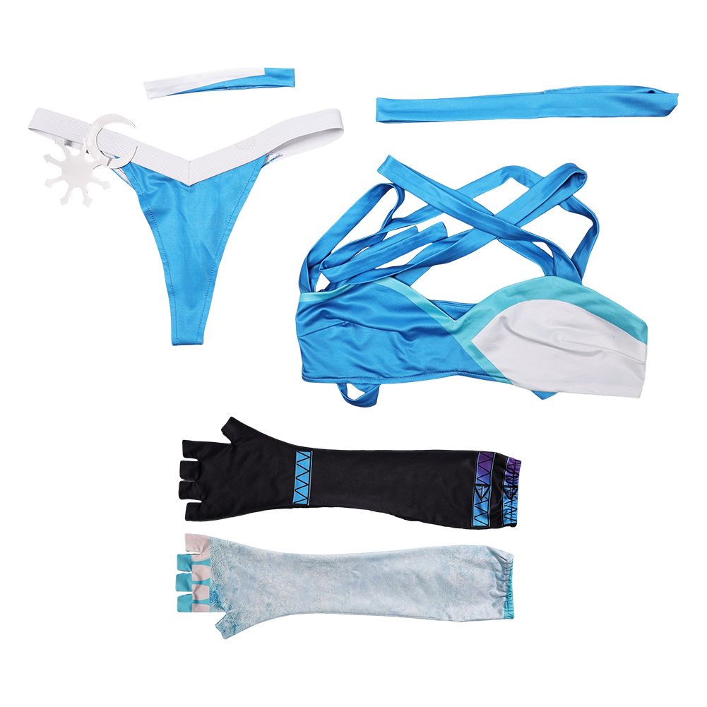 Rivals Luna Snow Women Sexy Straps Lingerie Outfits Halloween Carnival Cosplay Costume