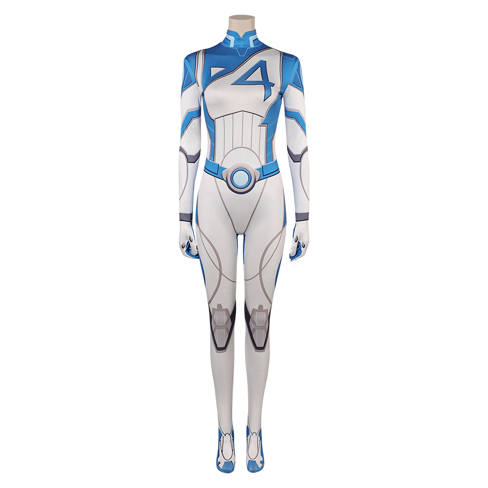 Rivals Invisible Women Sue Storm Jumpsuit Outfits Halloween Carnival Cosplay Costume