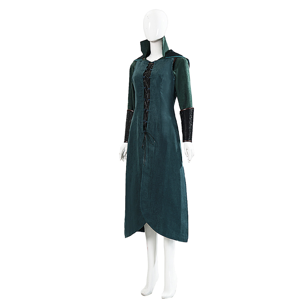 Tauriel Women Green Outfit Halloween Carnival Cosplay Costume
