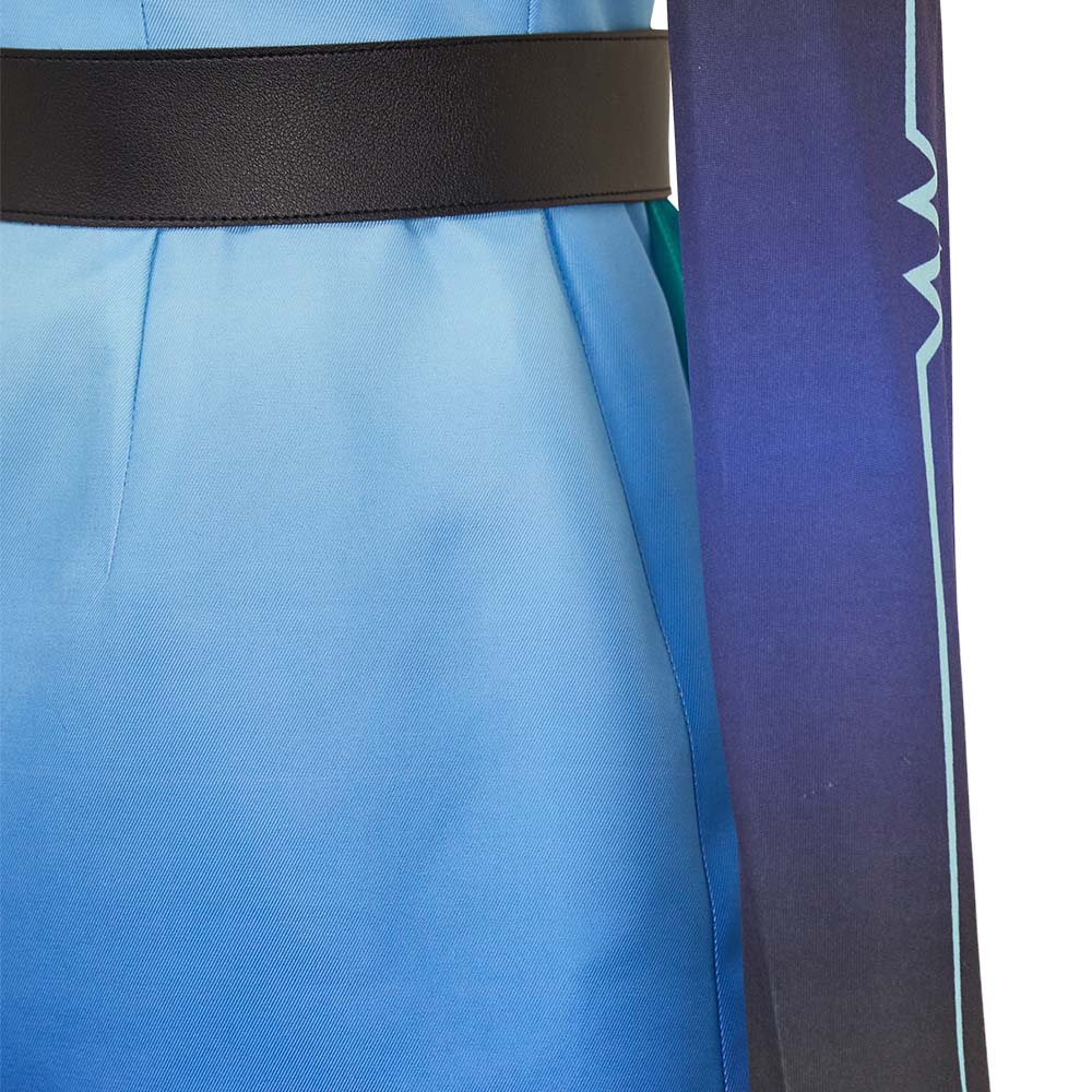 Hazbin Hotel Season 2 Angel Dust Blue Dress Outfits Halloween Carnival Cosplay Costume