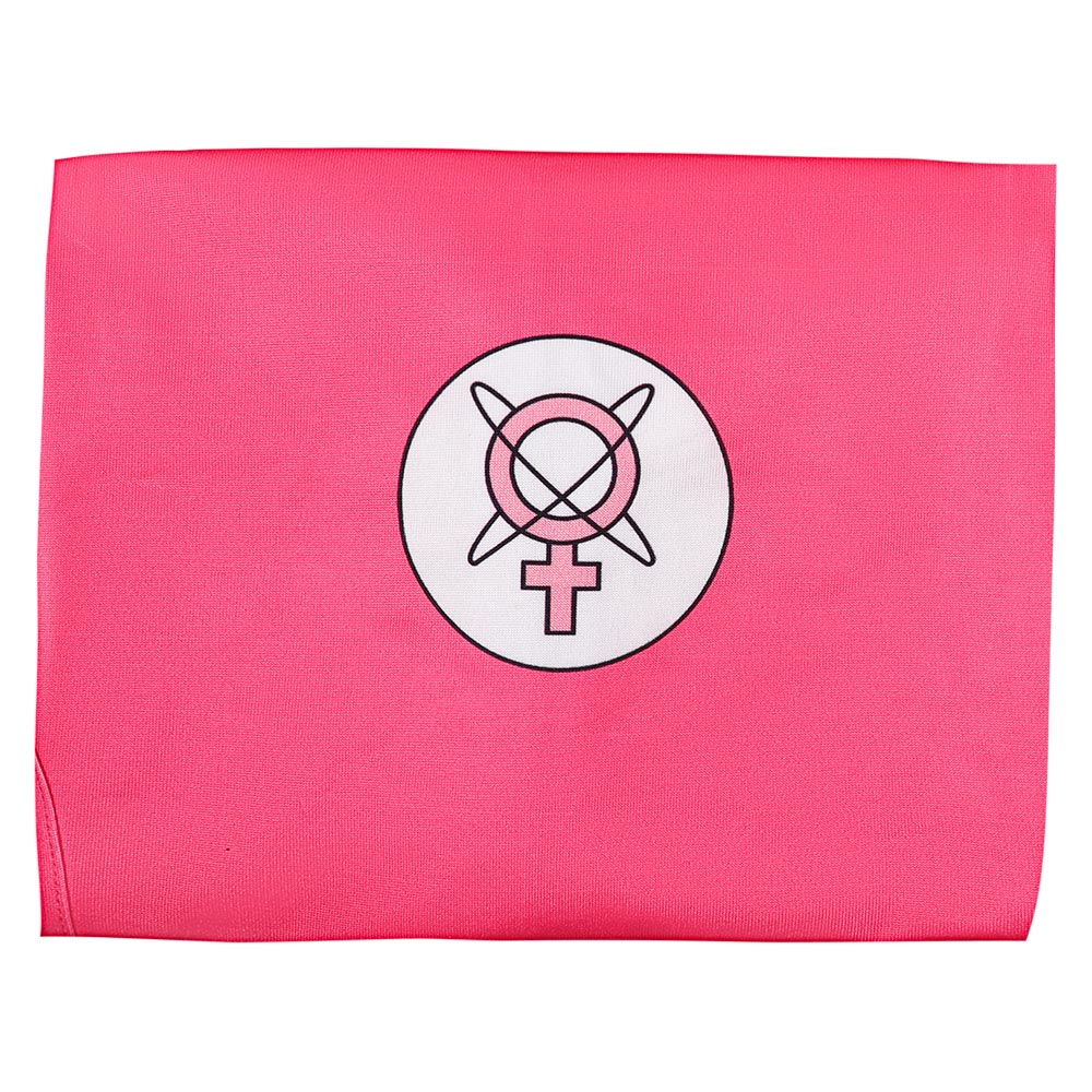 Invincible Atom Eve Woman Pink Swimsuit with Sleeve Outfits Halloween Carnival Cosplay Costume