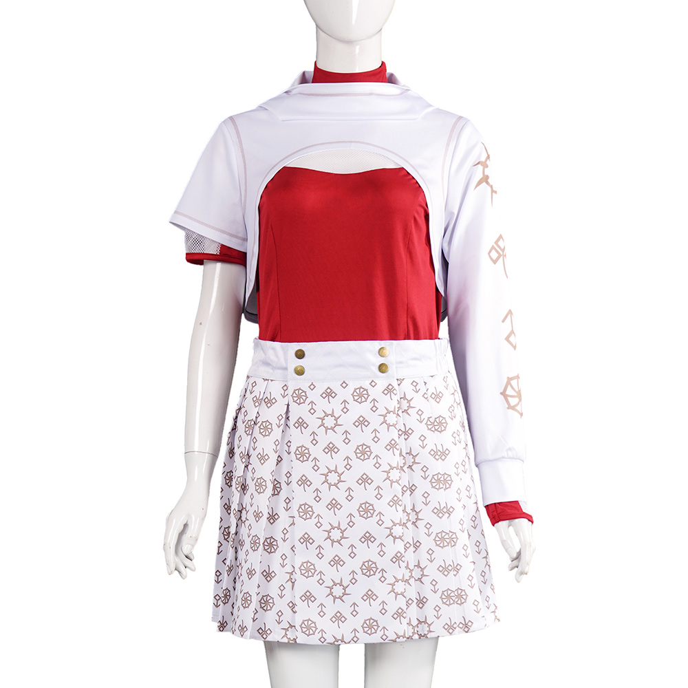 Zombies 4 Addison Kids Children White Dress Halloween Carnival Party Cosplay Costume