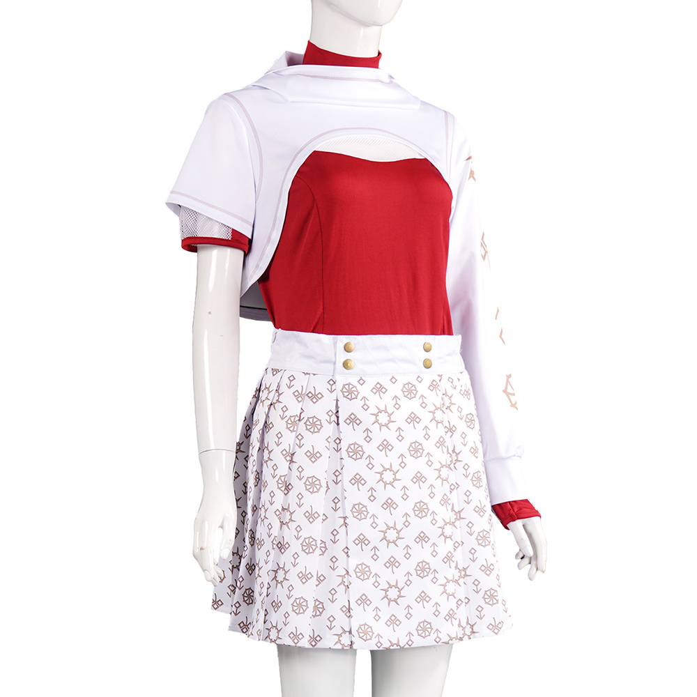 Zombies 4 Addison Kids Children White Dress Halloween Carnival Party Cosplay Costume
