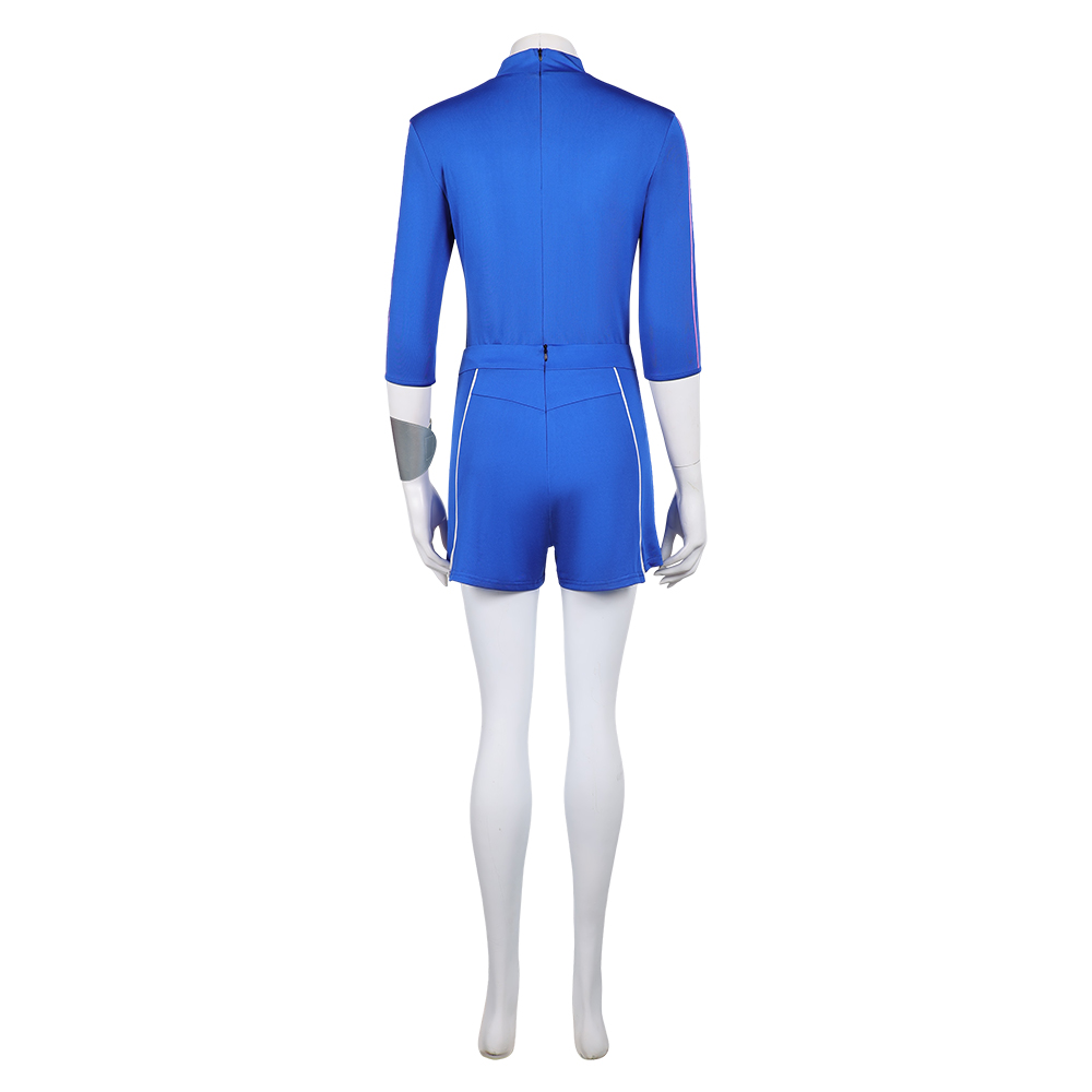 Zombies 4 (2025) Addison Blue Top Pants Outfits Halloween Carnival Party Cosplay Costume
